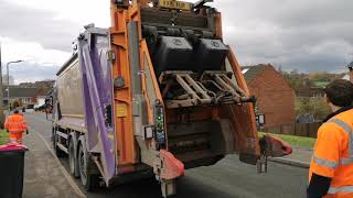 Dennis Elite 6 Bin Lorrygarbage Truck, Terberg Omnide Lift