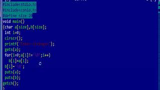 Copy one String into another in C