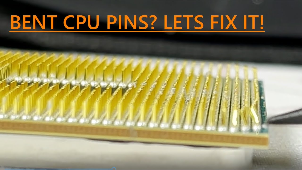CPU Pins bent/broken? Watch this video and DIY it! YouTube