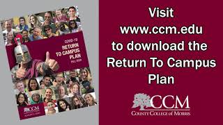 CCM Return To Campus Plan
