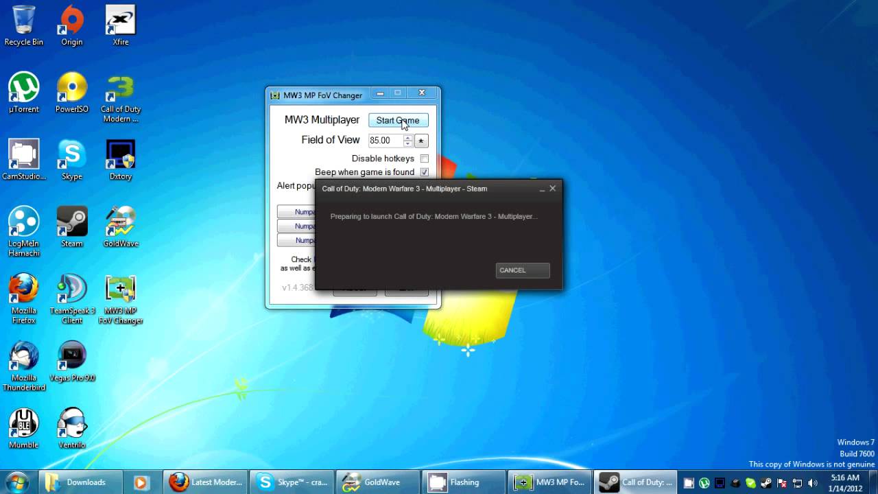 FOV Changer - PC Pro Tip (MW3 PC) - YouTube