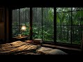 SOFT RAIN Sounds for Sleeping in a Cozy Bedroom Sleep and Relaxation, Meditation