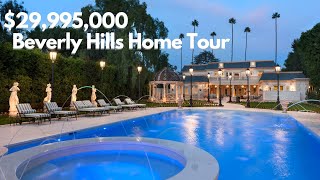 Inside a Classically Modernized $29.95M Beverly Hills Home | Los Angeles Home Tour