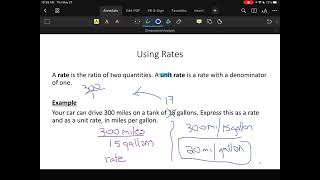 Dimensional Analysis Part II