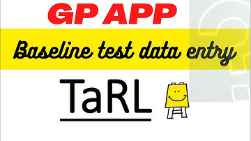 #TaRL GP app Data entry. #Baseline data , #Midline data ,#Endline data entry. #schoolnature.