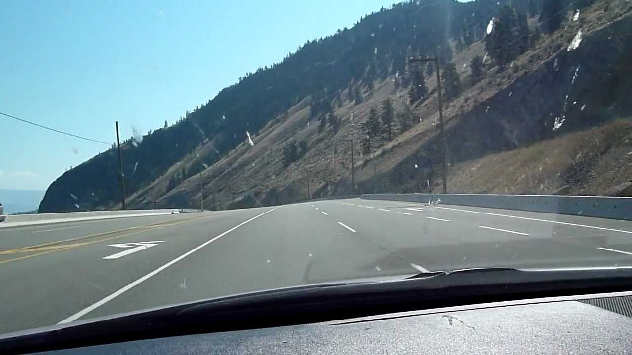 Highway 97, Okanagan lake, BC, Canada