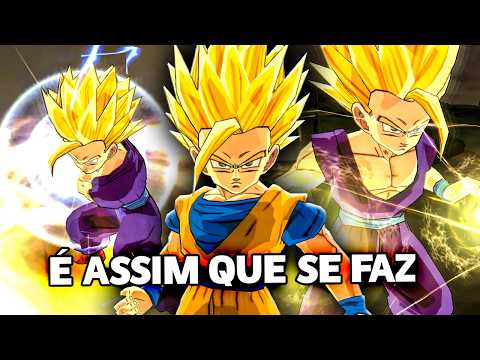 VOCÊ JOGOU ERRADO COM ESSE GOHAN A VIDA TODA - DBZ Tenkaichi 3