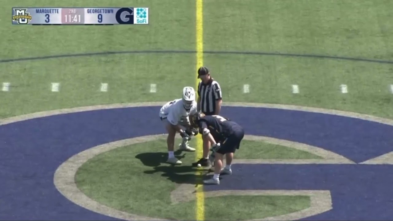Georgetown vs Marquette | Faceoff Highlights | Mens Lacrosse | 4/16/22