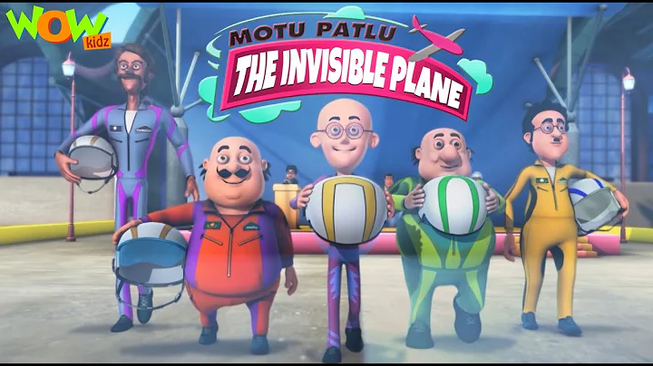 MOTU PATLU movies for KIDS  | The Invisible Plane | Full Movie | Wow Kidz