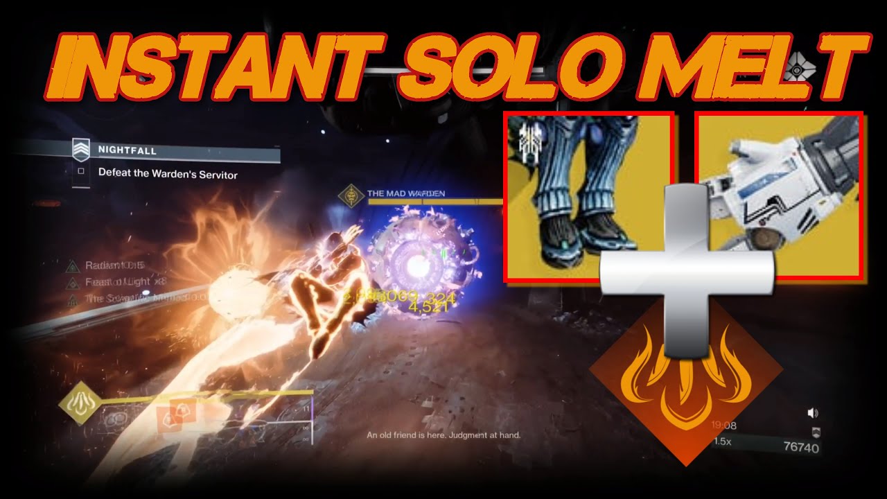 INSTANT MELT SOLO 1 PHASE Nightfall Boss: Blade Barrage + Tractor Cannon + Star-Eater Scales: Warden