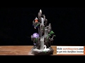 New Style LED Waterfall Backflow Incense Burner Review 2020