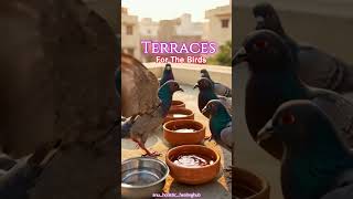 Help street animals in summer (life saving water bowl idea for birds & dogs)