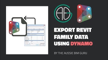 Export Revit family data using Dynamo!