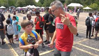 Mike and Colton Reunite at Project Backpack! - Mike Morse Law Firm - 855-MIKE-WINS