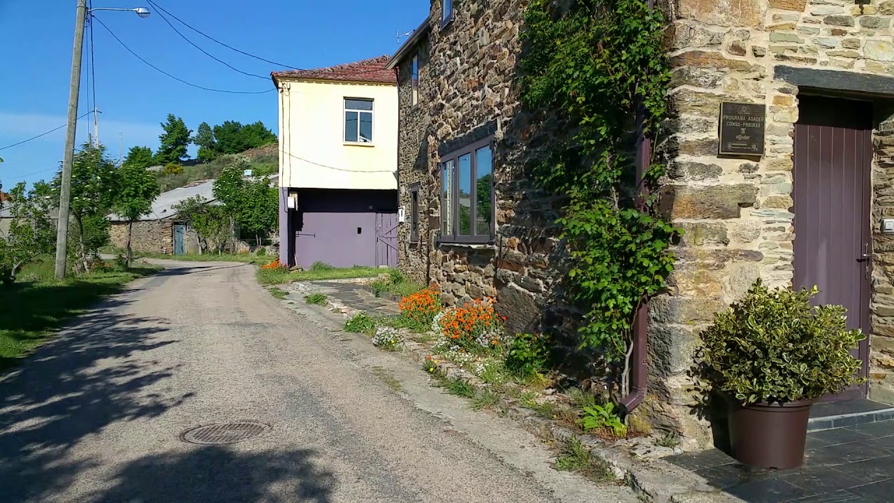 A Walk through a tiny mountain village in Galicia Spain