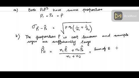 Lecture: 51 Sampling distribution for difference between proportion with example