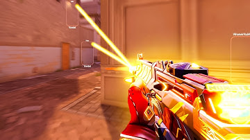 killing RADIANTS with ROBOTIC AIM in VALORANT