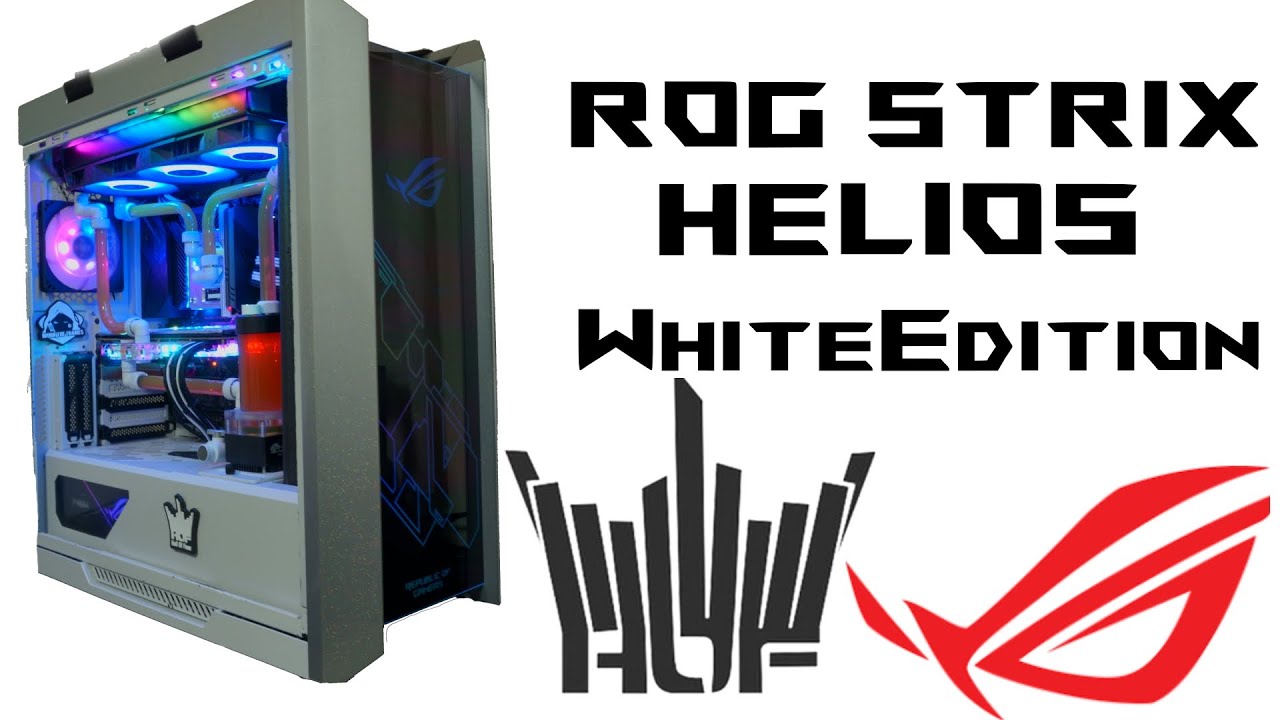 Montage ASUS ROG Strix Helios – Je veux un wc custom white