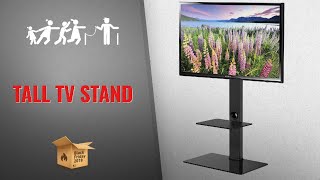 Elegance 58-inch TV Stand with Two Curio Cabinets Top Tall Tv Stand To Buy On Black Friday / Cyber Monday 2018 | TV Stand Buying Guide