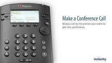 Inclarity Polycom VVX300 3 Way Conference Calling