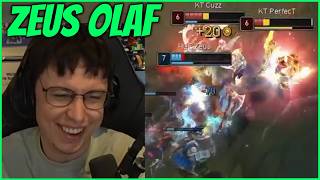 Zeus On Olaf Runs Down KT