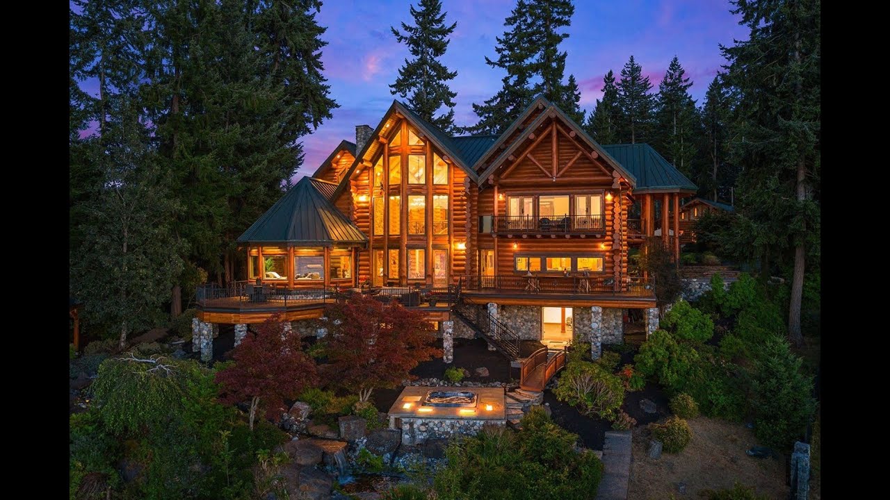 Serene Home with Panoramic Waterfront Views in Seabeck, Washington