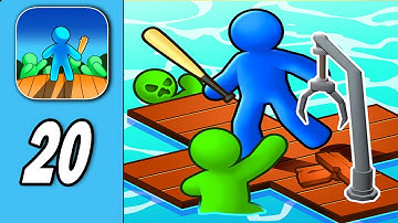 Zombie Raft - Gameplay Walkthrough  New Update Part 20 (iOS,Android)