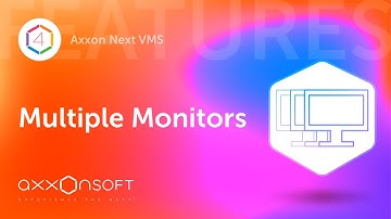 Multiple monitors in Axxon Next VMS