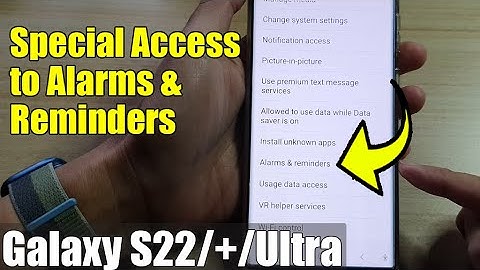 Galaxy S22/S22+/Ultra: How to Allow/Don