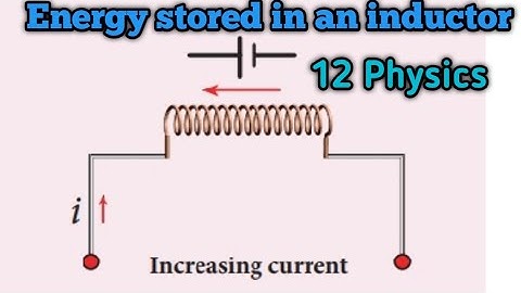 Energy stored in an inductor | 12 Physics | Ln.4 EM induction & AC.
