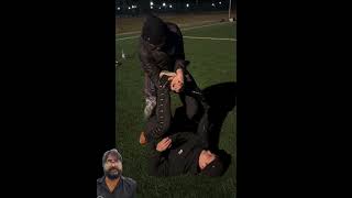 Standing Open Guard Into Foot lock Technique #hanuman #bjj #viral #jiujitsu #reels #shorts
