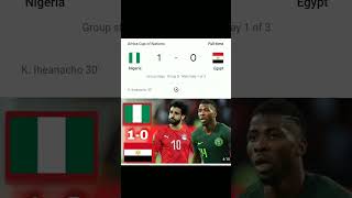 Nigeria vs Egypt 1-0