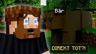 Direkt TOT – und dann kommt auch noch ein BÄR | Minecraft Let's Play #19