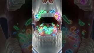 By Day 30, your mouth becomes a bacteria battlefield... 🦠🦷😱 #humanbody #sciencefacts #facts