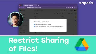 How to Restrict Sharing of Files in Google Drive [Updated Version]