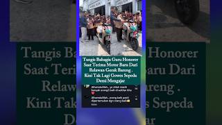 Alhamdulillah, trimakasih orang baik #infomenarik #beritamenarik #trending #relawan #guruhonorer