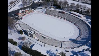 BOWMAN GRAY COVERED IN SLEET AND SNOW 5 DAYS BEFORE 2026 NASCAR CLASH