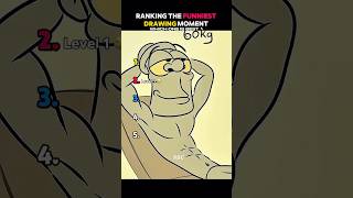 Ranking the best Funny Drawing animation 😂😂 #funny #funnyscenarios