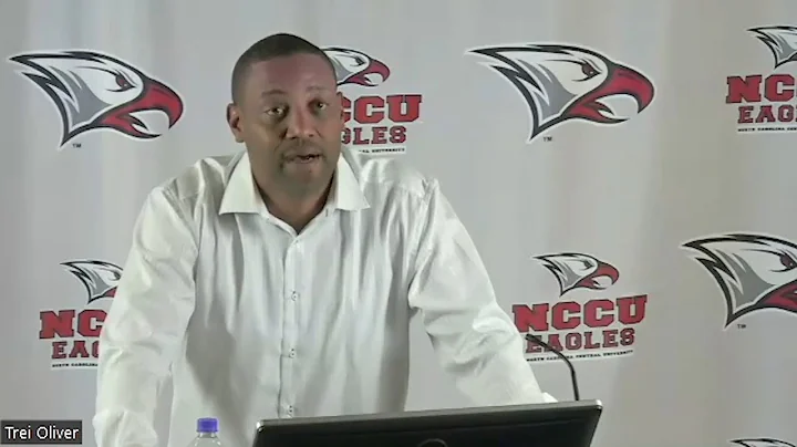 Head Coach Trei Oliver and Quarterback Davius Rich...