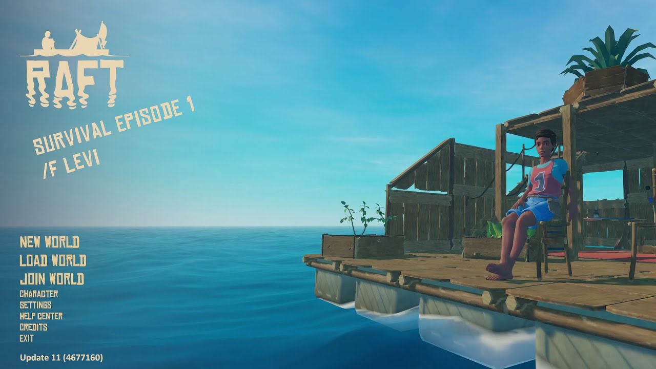Raft Survival Episode 1 /f Levi - YouTube