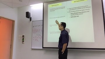 DESIS Topic 6 DAC and Binary Weighted Digital to Analog converter