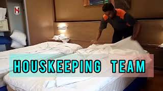 Famous hotel bed making || competition 2023 || houskeeping Profile