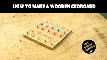 How to Make a Geoboard I Diy Geoboard | DIY | GK