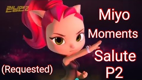 Running Man Animation Season 2 Miyo moments Salute Part 2 (Requested)||