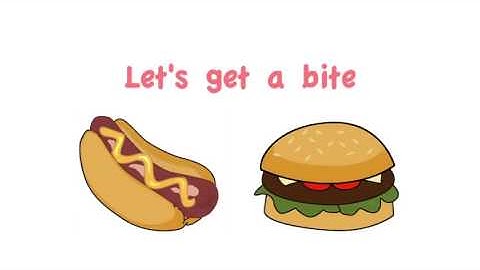 Idiom: Grab A Bite - Share by WaitASunflower!