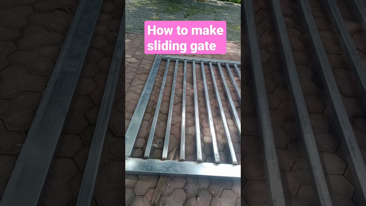 How to make sliding gate