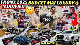 2025 MARUTI FRONX- 100% GENUINE ACCESSORIES😱| MARUTI FRONX MODIFIED 2025🔥| FRONX OEM ACCESSORIES😍