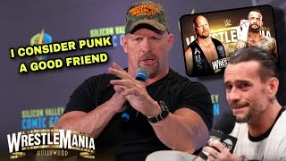 Stone Cold defends CM Punk | Wants a match with him at WrestleMania 40