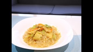 ASMR Cooking: Sotanghon Guisado Recipe  (Filipino Food) (Cooking no music & Talking)