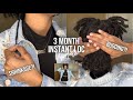 3 MONTH INSTANT LOC UPDATE | SHORT INSTANT LOCS JOURNEY (BUDDING, FRIZZING, SHRINKAGE)